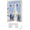 Set Lenjerie Eleganta si 2 Draperii pentru pat dublu din Bumbac Finet compus din 8 piese, Cearceaf de pat 230x240cm, NW23