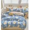 Set Lenjerie Eleganta pentru pat dublu din Bumbac Finet compus din 6 piese, Cearceaf de pat cu elastic 180x200cm+25cm, NW40