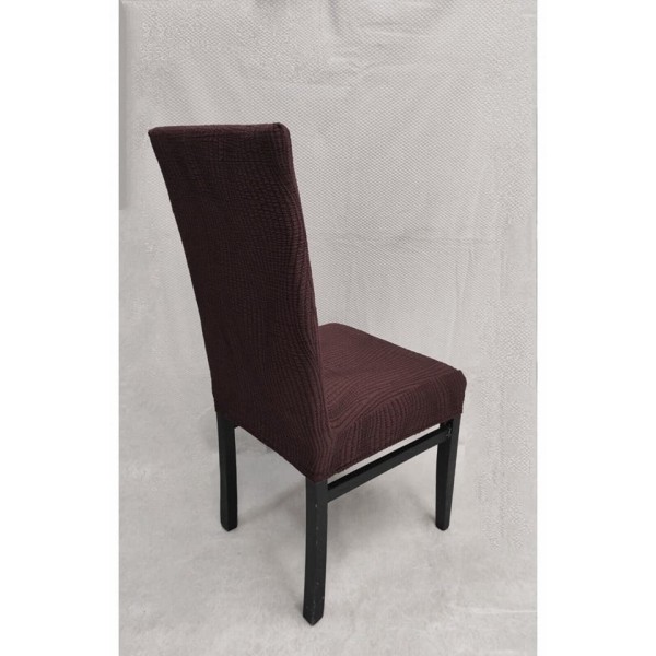 Set 6 huse elastice pentru scaune, Universal, model Jacquard, SCU8 Set 6 huse elastice pentru scaune, Universal, model Jacquard, SCU8