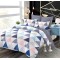 Set Lenjerie Eleganta pentru pat dublu din Bumbac Finet compus din 6 piese, Cearceaf de pat cu elastic 180x200cm+25cm, NW51