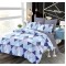 Set Lenjerie Eleganta pentru pat dublu din Bumbac Finet compus din 6 piese, Cearceaf de pat cu elastic 180x200cm+25cm, NW52