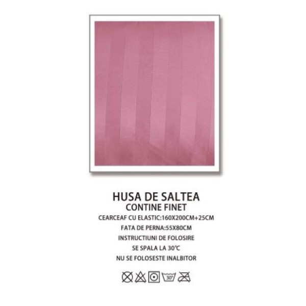 Husa de pat tip Damasc cu Elastic cu 2 fete de perna,Primavara, 160x200 cm+25cm, EE051 Husa de pat tip Damasc cu Elastic cu 2 fete de perna,Primavara, 160x200 cm+25cm, EE051