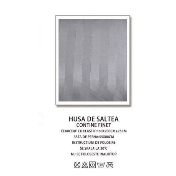Husa de pat tip Damasc cu Elastic cu 2 fete de perna,Primavara, 160x200 cm+25cm, EE085 Husa de pat tip Damasc cu Elastic cu 2 fete de perna,Primavara, 160x200 cm+25cm, EE085