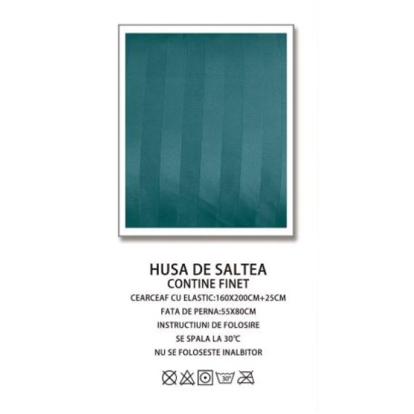 Husa de pat tip Damasc cu Elastic cu 2 fete de perna,Primavara, 160x200 cm+25cm, EE103 Husa de pat tip Damasc cu Elastic cu 2 fete de perna,Primavara, 160x200 cm+25cm, EE103