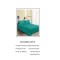 Set Lenjerie Eleganta tip Damasc pentru pat dublu din Bumbac finet, compus din 6 piese, Cearceaf de pat 220x240cm, LL-35