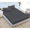 Husa de pat tip Damasc cu Elastic si 2 fete de perna, pat 2 persoane,180x200 cm+25cm, SH103