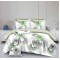 Set Lenjerie Eleganta pentru pat dublu din Bumbac Finet compus din 8 piese, Cearceaf de pat 220x240cm, SNH26