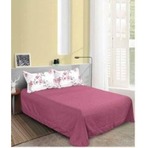 Set Lenjerie Eleganta pentru pat dublu din Bumbac Finet compus din 8 piese, Cearceaf de pat 220x240cm, SNH44