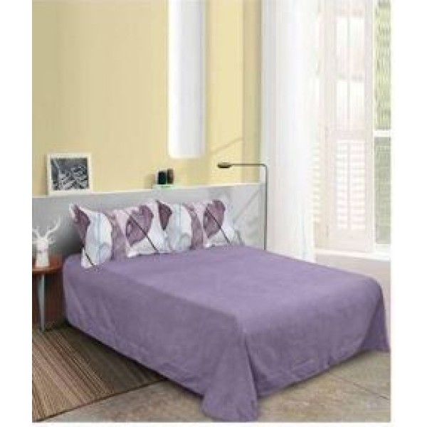 Set Lenjerie Eleganta pentru pat dublu din Bumbac Finet compus din 8 piese, Cearceaf de pat 220x240cm, SNH64