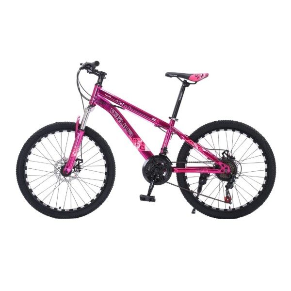 Bicicleta FULGER, 24CR, roți 24 inch, Cadru Otel, Frane pe Disc, Roz Bicicleta FULGER, 24CR, roți 24 inch, Cadru Otel, Frane pe Disc, Roz