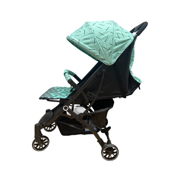 Carucior sport cu pliere compacta tip troller, cu suspensii, usor de manevrat si depozitat, 6-36 luni, 661-VERDE