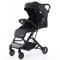 Carucior sport cu pliere compacta tip troller pentru copii, usor de manevrat si depozitat, 6-36 luni, C8-NEGRU