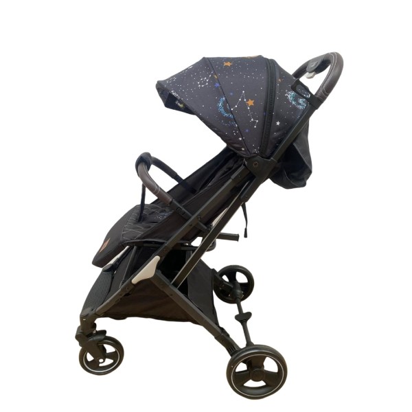 Carucior sport pliabil tip troller,cu husa pentru picioare pentru copii, cu pozitie de somn, 6-36 luni, 608S-NEGRU