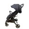 Carucior sport pliabil tip troller,cu husa pentru picioare pentru copii, cu pozitie de somn, 6-36 luni, 608S-NEGRU