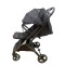 Carucior sport pliabil tip troller,cu husa pentru picioare pentru copii, cu pozitie de somn, 6-36 luni, 608S-NEGRU