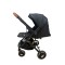 Carucior sport cu maner reversibil si husa, 6-36 luni, suspensii pe cadru, pliabil si troler, C1-NEGRU