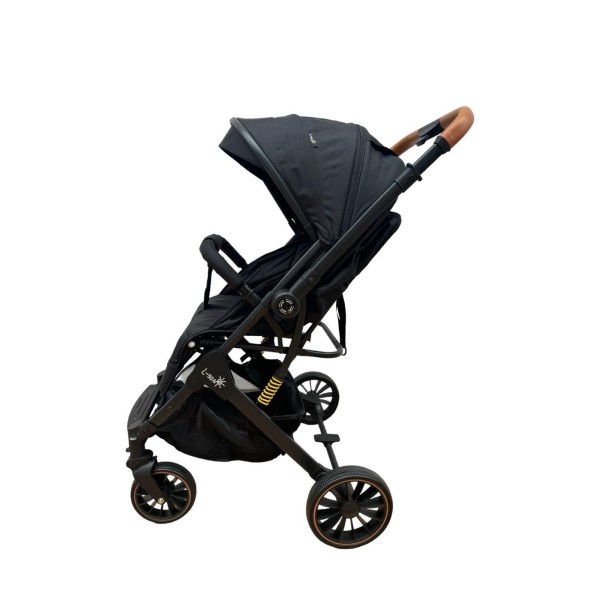 Carucior sport cu maner reversibil si husa, 6-36 luni, suspensii pe cadru, pliabil si troler, C1-NEGRU
