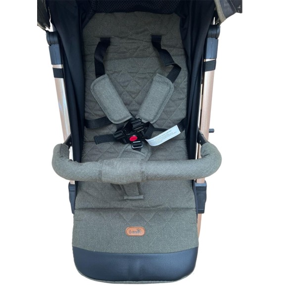 Carucior Sport Compact si Pliabil cu sistem Tip Troller, 6-36 luni, 7,5 kg, cu pliere compacta pentru avion, C9-Negru