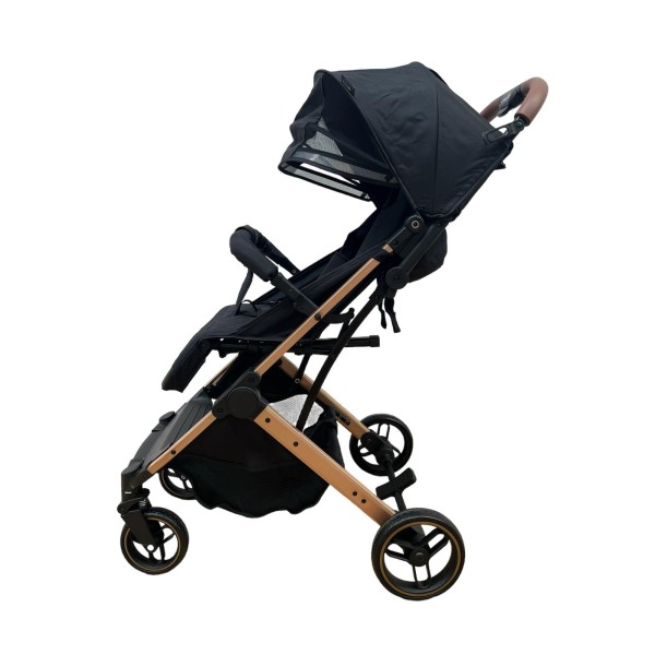 Carucior Sport Compact si Pliabil cu sistem Tip Troller, 6-36 luni, 7,5 kg, cu pliere compacta pentru avion, C9-Negru