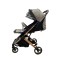 Carucior Sport Compact si Pliabil cu sistem Tip Troller, 6-36 luni, 7,5 kg, cu pliere compacta pentru avion, C9-Crem