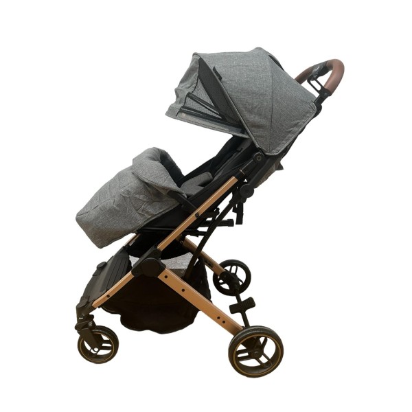 Carucior Sport Compact si Pliabil cu sistem Tip Troller, 6-36 luni, 7,5 kg, cu pliere compacta pentru avion, C9-Gri