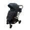 Carucior pliabil, 2 in 1, reversibil, geanta scutece, 6-36 luni, transformabil din landou in parte sport, Colectie Lux, C7-Negru