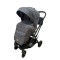 Carucior pliabil, 2 in 1, reversibil, geanta scutece, 6-36 luni, transformabil din landou in parte sport, Colectie Lux, C7-Gri
