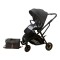 Carucior pliabil, 2 in 1, reversibil, geanta scutece, 6-36 luni, transformabil din landou in parte sport, Colectie Lux, C7-Gri