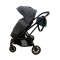 Carucior pliabil, 2 in 1, reversibil, geanta scutece, 6-36 luni, transformabil din landou in parte sport, Colectie Lux, C7-Gri