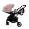 Carucior pliabil, 2 in 1, reversibil, geanta scutece, 6-36 luni, transformabil din landou in parte sport, Colectie Lux, C7-Roz