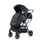 Carucior pliabil, 2 in 1, reversibil, geanta scutece, 6-36 luni, transformabil din landou in parte sport, Colectie Lux, C7-Negru