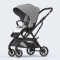 Carucior pliabil, 2 in 1, reversibil, geanta scutece, 6-36 luni, transformabil din landou in parte sport, Colectie Lux, C7-Gri