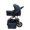 Carucior 2 in 1 Reversibil, Landou si Sport, copertina extensibil, geanta pentru scutece, 0-36 luni, T8-Albastru