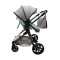 Carucior 2 in 1 Reversibil, Landou si Sport, copertina extensibil, geanta pentru scutece, 0-36 luni, T8-Verde-Menta