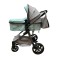 Carucior 2 in 1 Reversibil, Landou si Sport, copertina extensibil, geanta pentru scutece, 0-36 luni, T8-Verde-Menta