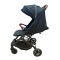Carucior sport compact cu spatar reglabil, pliere tip troller si husa de picioare. 6-36 luni, S1-Negru