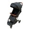 Carucior sport compact cu spatar reglabil, pliere tip troller si husa de picioare. 6-36 luni, S1-Negru