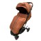 Carucior sport compact cu spatar reglabil, pliere tip troller si husa de picioare. 6-36 luni, S1-Maro