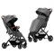 Carucior sport compact cu spatar reglabil, pliere tip troller si husa de picioare. 6-36 luni, S1-Gri