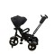 Tricicleta multifunctionala, Roti Din Spuma cu scaun reversibil si pozitie de somn, 8 luni-5 ani, SL02-Negru