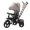 Tricicleta multifunctionala, Roti Din Spuma cu scaun reversibil si pozitie de somn, 8 luni-5 ani, SL02-Bej