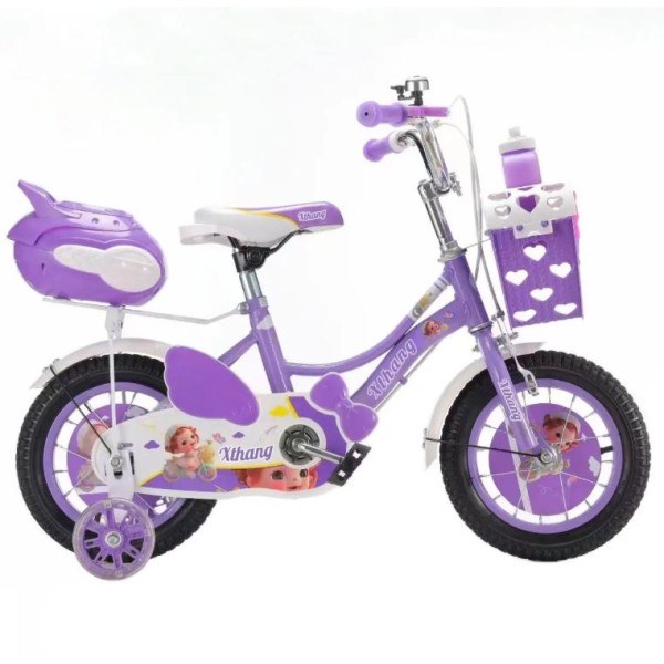 Bicicleta 16 inch pentru copii cu varsta intre 4-6 ani, roti ajutatoare silicon, si cosulet pentru jucarii, portbagaj, MOV, BN-016 Bicicleta 16 inch pentru copii cu varsta intre 4-6 ani, roti ajutatoare silicon, si cosulet pentru jucarii, portbagaj, MOV, BN-016