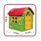 Casuta mare copii plastic Verde cu acoperis rosu 120x111x113cm, LOJ-03