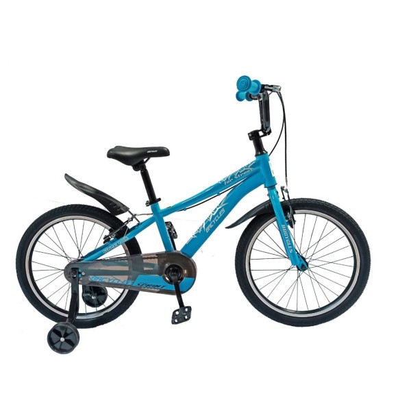 Bicicleta copii 20 Inch Sprint cu Roti ajutatoare, varsta 7-10 ani, ALBASTRU, SPN-02 Bicicleta copii 20 Inch Sprint cu Roti ajutatoare, varsta 7-10 ani, ALBASTRU, SPN-02