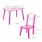Set masuta lemn cu 2 scaune, 59x39x40 cm, Albastru, ML-03