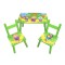 Set masuta lemn cu 2 scaune, 59x39x40 cm, Verde, ML-05 Set masuta lemn cu 2 scaune, 59x39x40 cm, Verde, ML-05