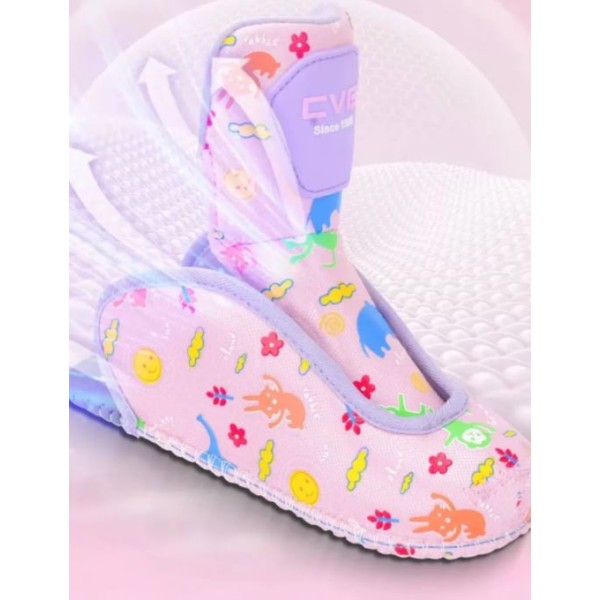 Role copii 2 in 1, Angel Wings, cu casca, cotiere si genunchiere, masuri reglabile 31-34, roz, S