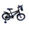 Bicicleta copii 5-7 ani cu roti ajutatoare si bidon pentru apa in suport JHT, 16 inch, albastru Bicicleta copii 5-7 ani cu roti ajutatoare si bidon pentru apa in suport JHT, 16 inch, albastru
