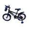 Bicicleta copii 5-7 ani cu roti ajutatoare si bidon pentru apa in suport JHT, 16 inch, albastru Bicicleta copii 5-7 ani cu roti ajutatoare si bidon pentru apa in suport JHT, 16 inch, albastru