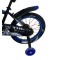 Bicicleta copii 5-7 ani cu roti ajutatoare si bidon pentru apa in suport JHT, 16 inch, albastru Bicicleta copii 5-7 ani cu roti ajutatoare si bidon pentru apa in suport JHT, 16 inch, albastru